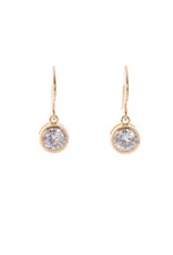 Merx Inc. Merx Bezel Hook Earring Gold