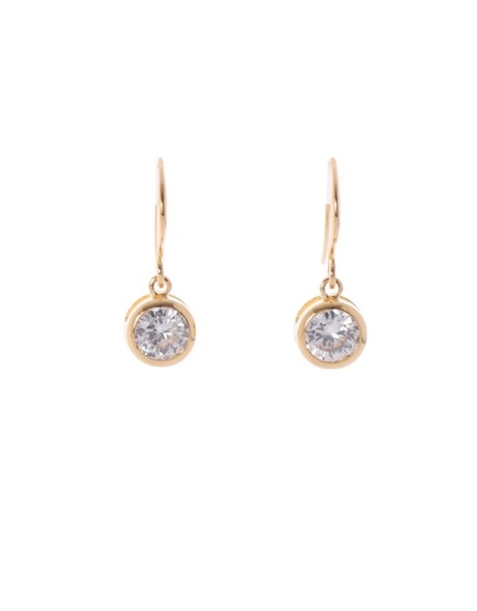 Merx Inc. Merx Bezel Hook Earring Gold