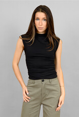 RD Style Yve Mock Neck Ruched Tank Top