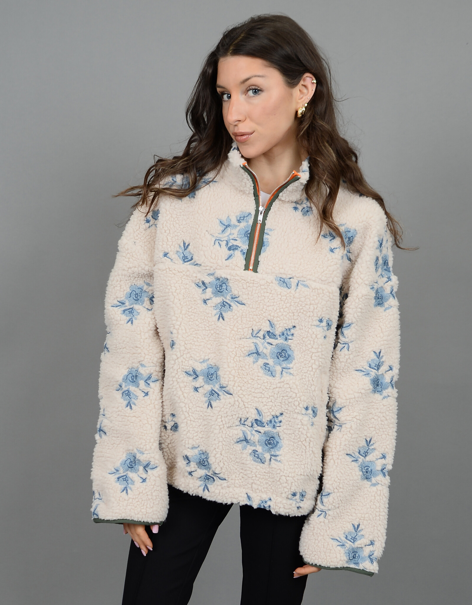 Rd style hooded jacket with sherpa best sale