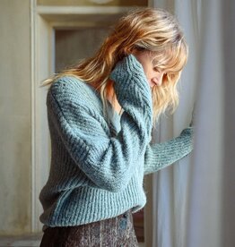 Molly Bracken Mock Nk Lurex Pullover