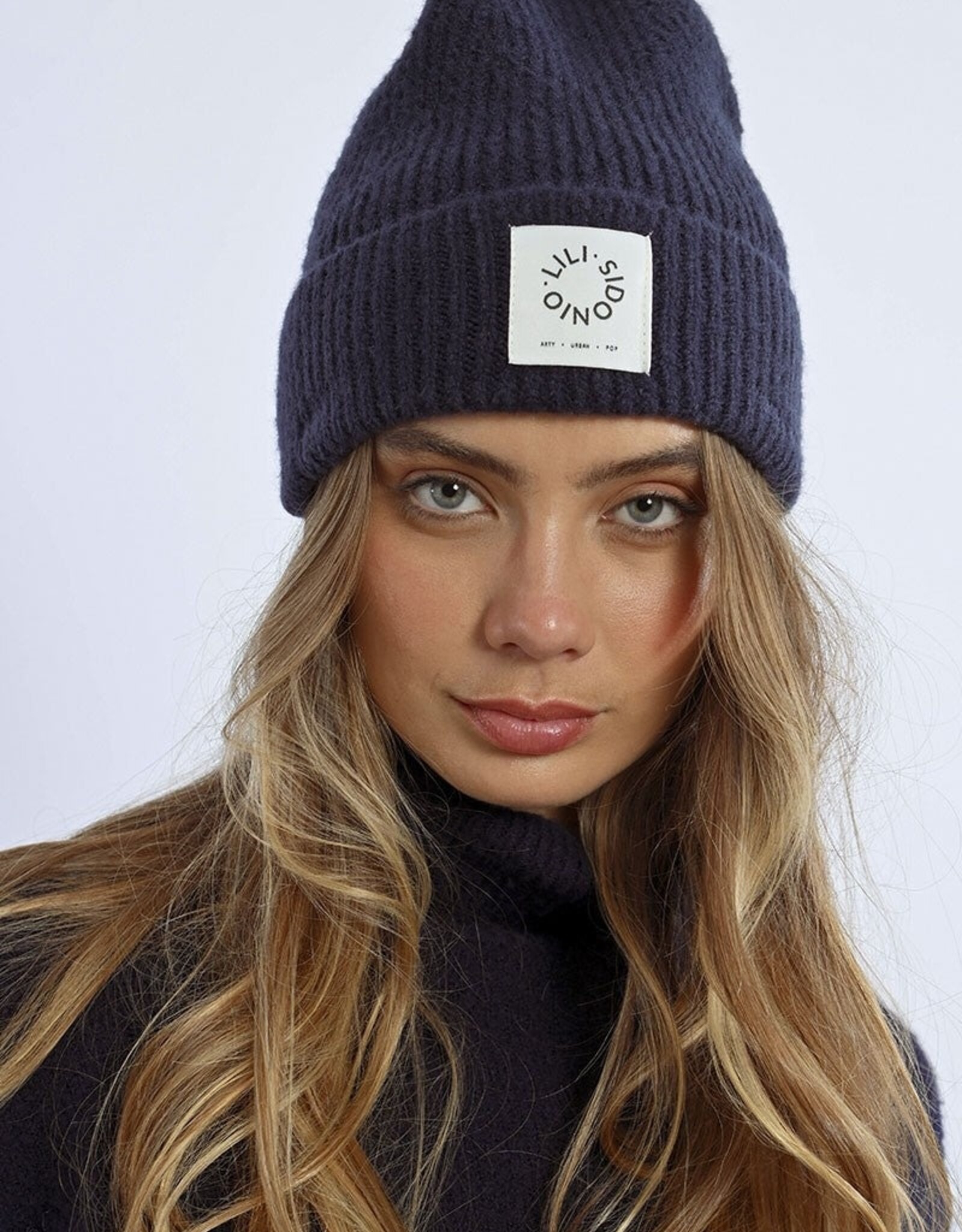 Molly Bracken Knitted Hat Marine