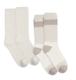 Lemon Loungewear 2Pk Women Terry Crew Sand