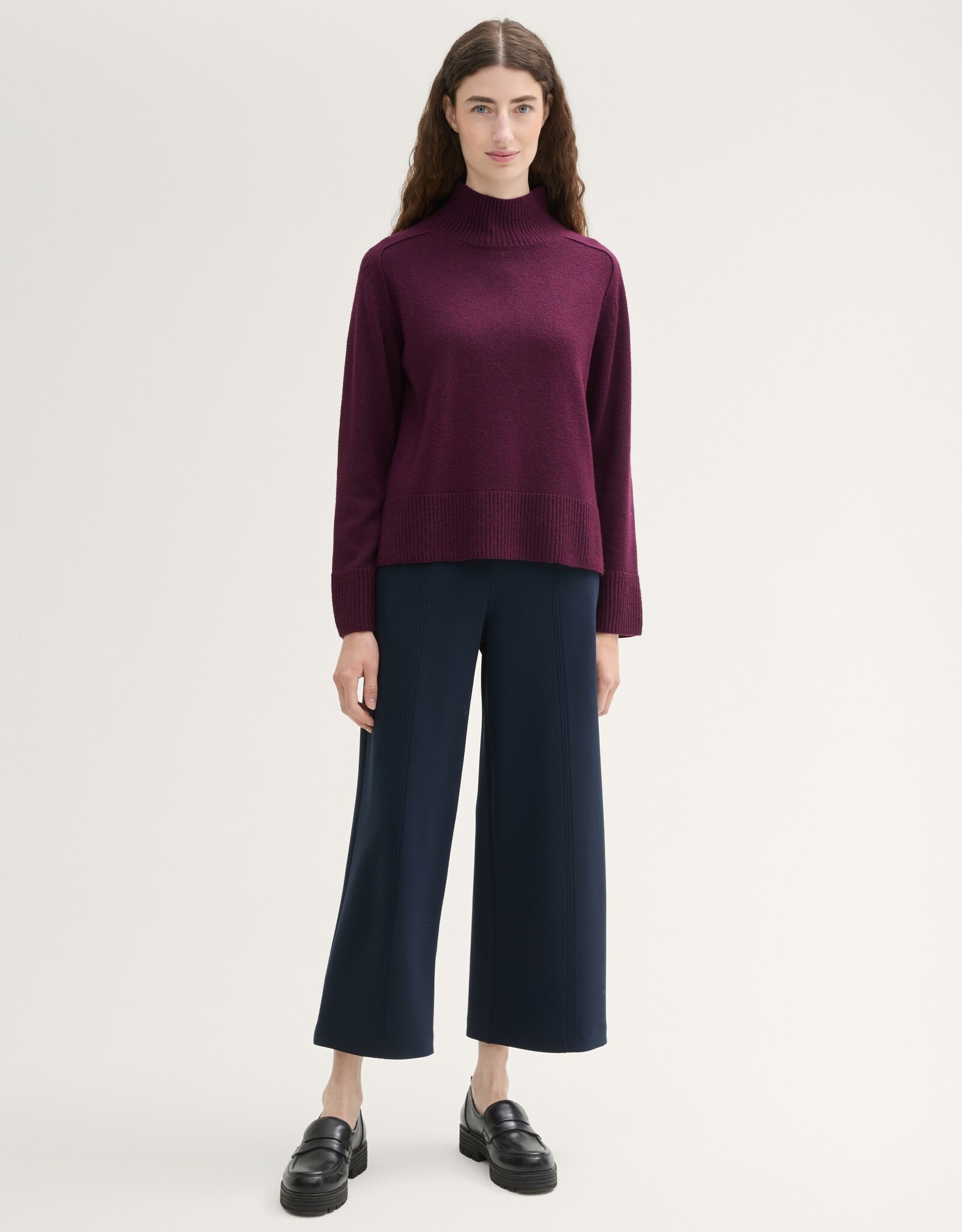 Tom Tailor Cozy Knit Mock Nk Pullover