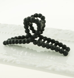 Jackie J Jackie J Hair clip made of small balls Black