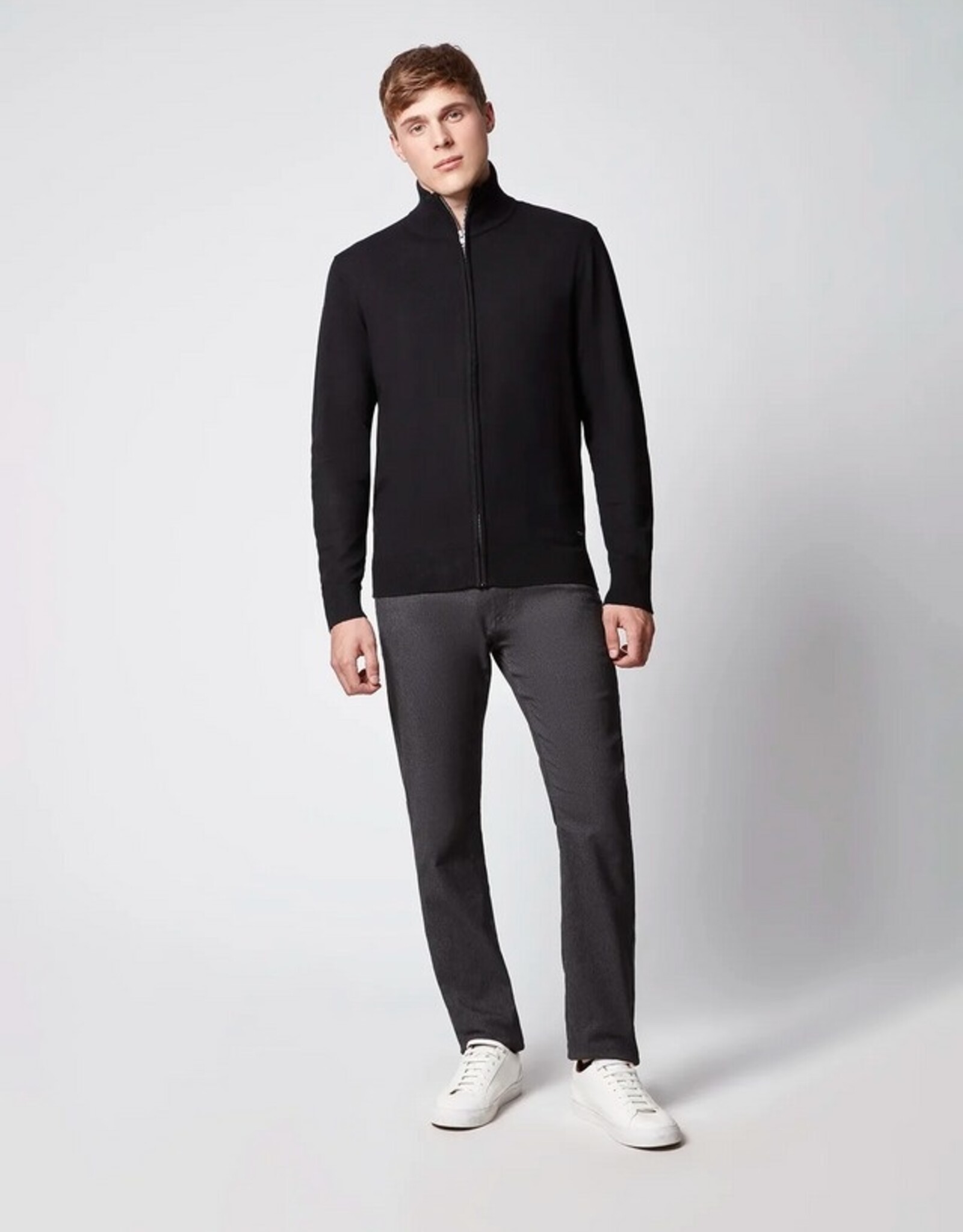 Projek Raw L/S Full Zip Mock Nk Sweater