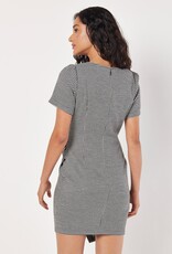 Apricot Dogtooth Dress