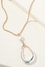 Merx Inc. Pear and Tear Drop Pendant Necklace