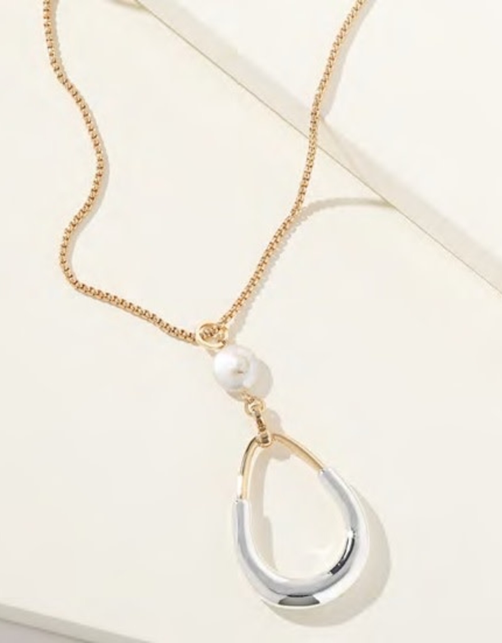Merx Inc. Pear and Tear Drop Pendant Necklace