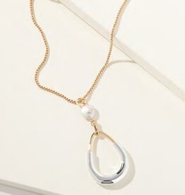 Merx Inc. Pear and Tear Drop Pendant Necklace