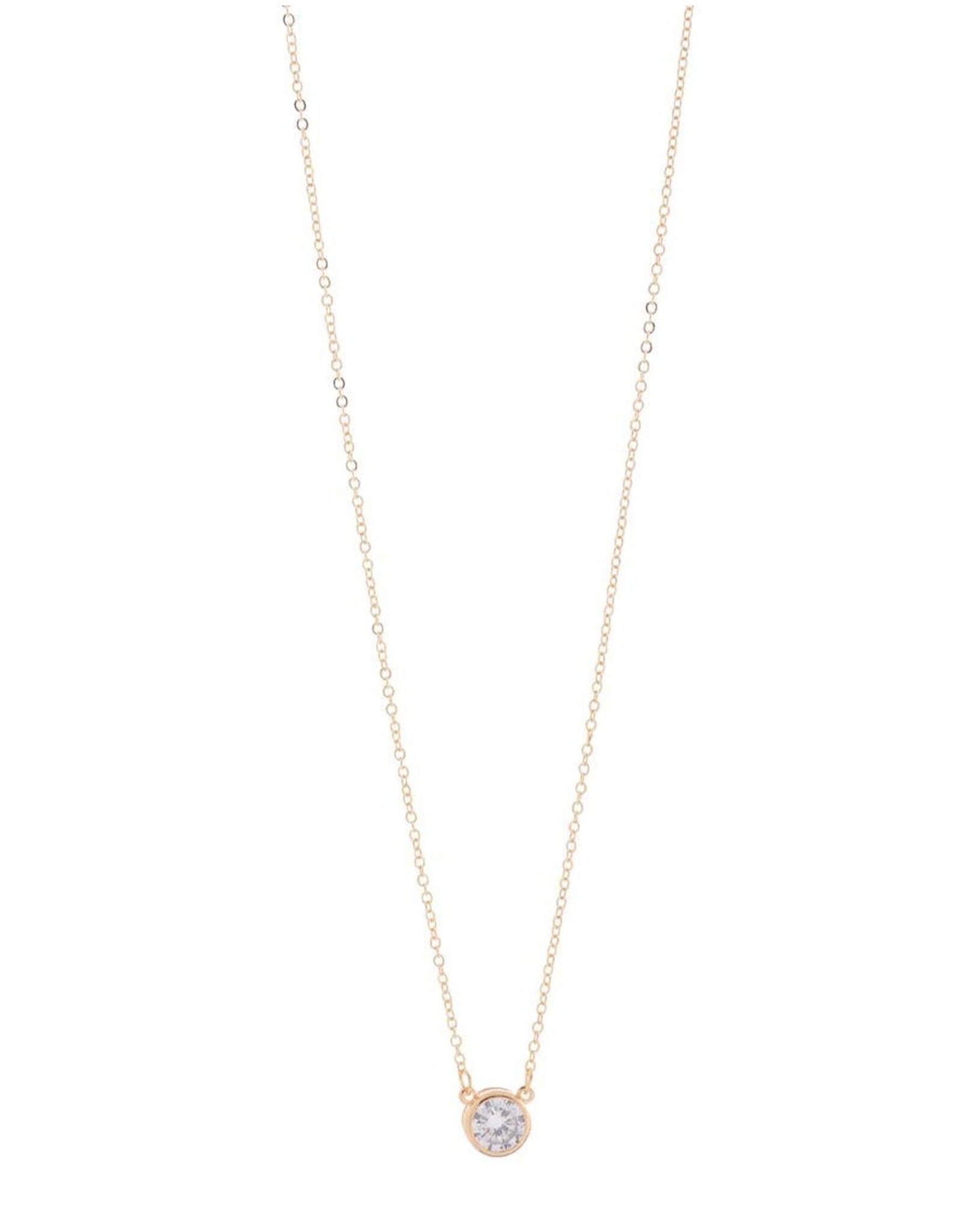 Merx Inc. Merx Bezel Long  Pendant Necklace Gold