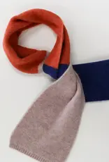 By Chance Chloe Winter Knitted Scarf - Pink Orange Blue