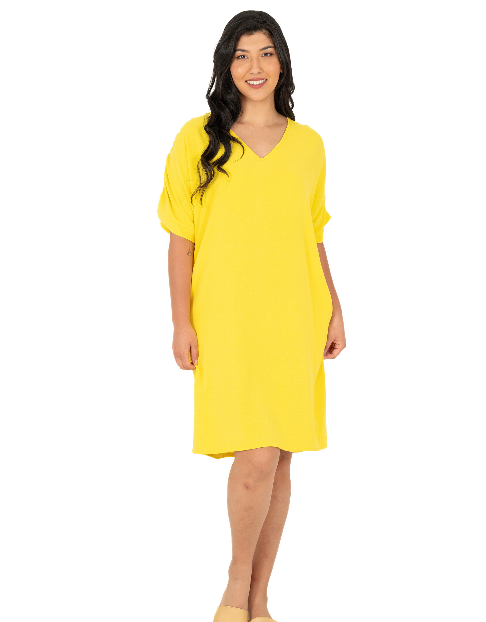 M Made in Italy V-Neck Dress