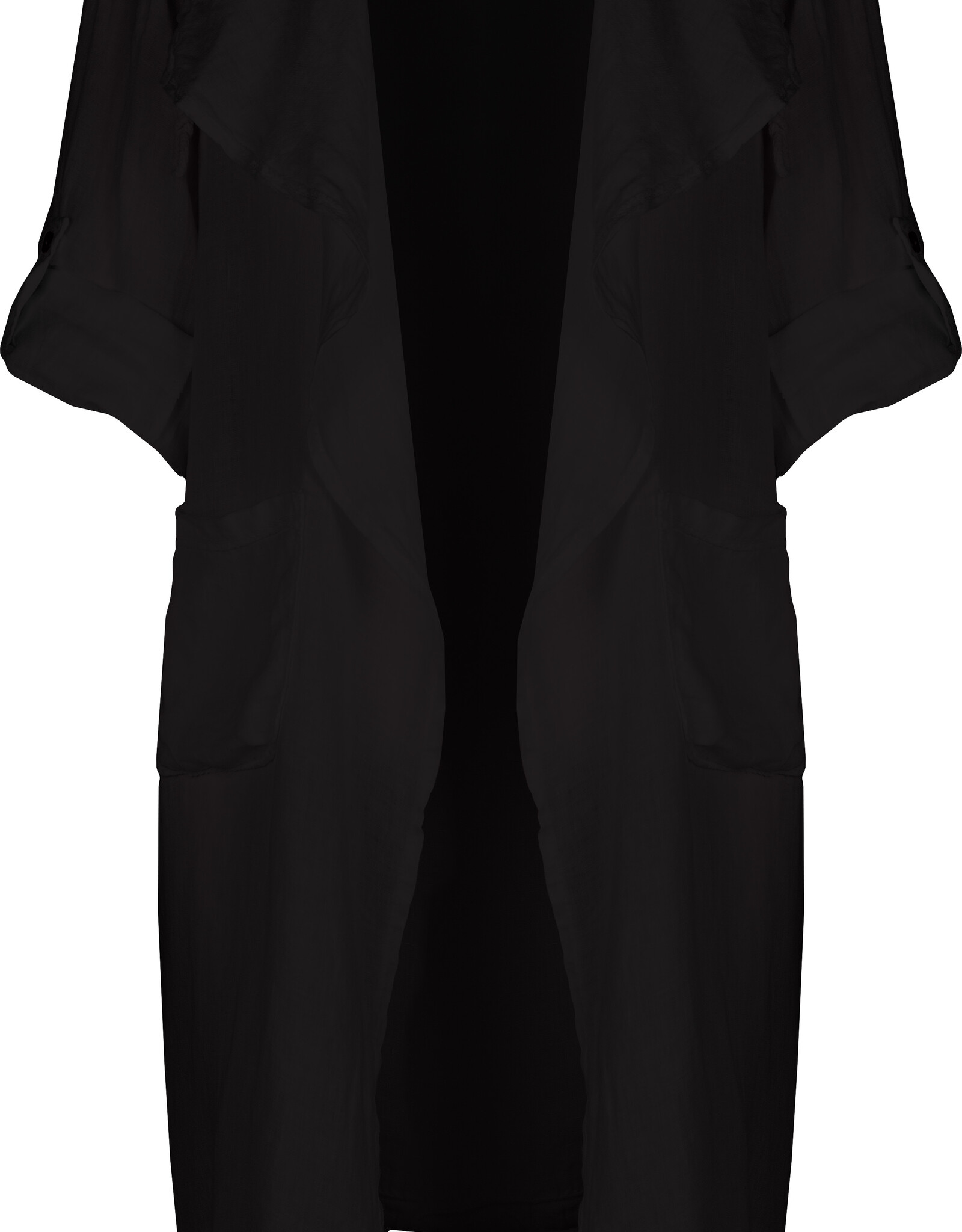M Made in Italy Open Rolled Sleeve Jacket