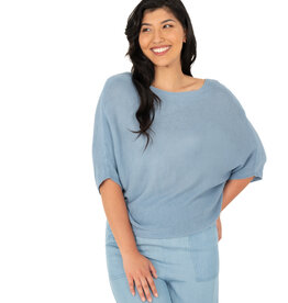 M Made in Italy Knit 3/4 Sleeve Sweater
