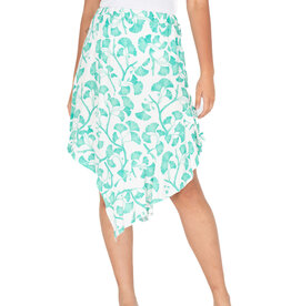 M Made in Italy Viscose Floral Skirt