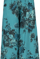 M Made in Italy Floral Print Linen Pant