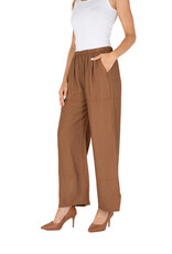 M Made in Italy Viscose Elastic Wasit Loose Pant
