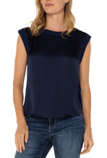 Liverpool Sleeveless Silk Front Top