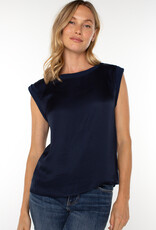 Liverpool Sleeveless Silk Front Top