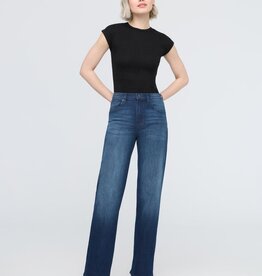 Duer Performance Denim High Rise Straight - Moonlight