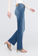 Duer DUER Performance Denim High Rise Straight - Mid Blue