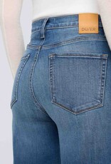 Duer DUER Performance Denim High Rise Straight - Mid Blue
