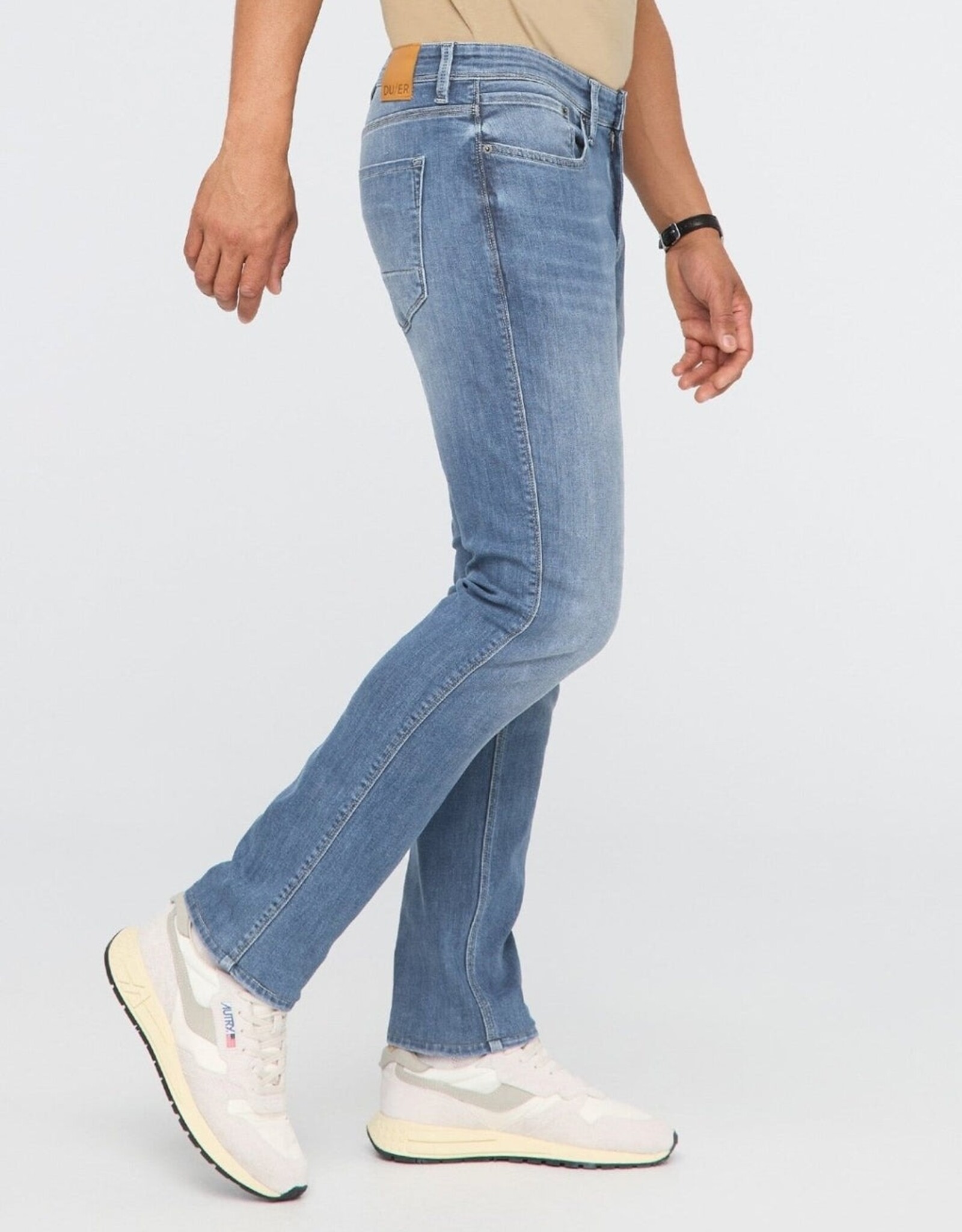 Duer MENS Performance Denim Relaxed Taper - Vintage Seaside