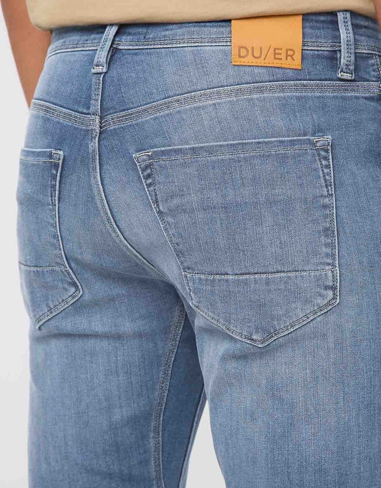 Duer MENS Performance Denim Relaxed Taper - Vintage Seaside
