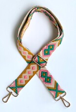 Iconic Mi Guitar Purse Strap -  Strap Jacquard Pattern Pink