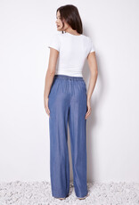 Up Wide Leg Tencel Pant