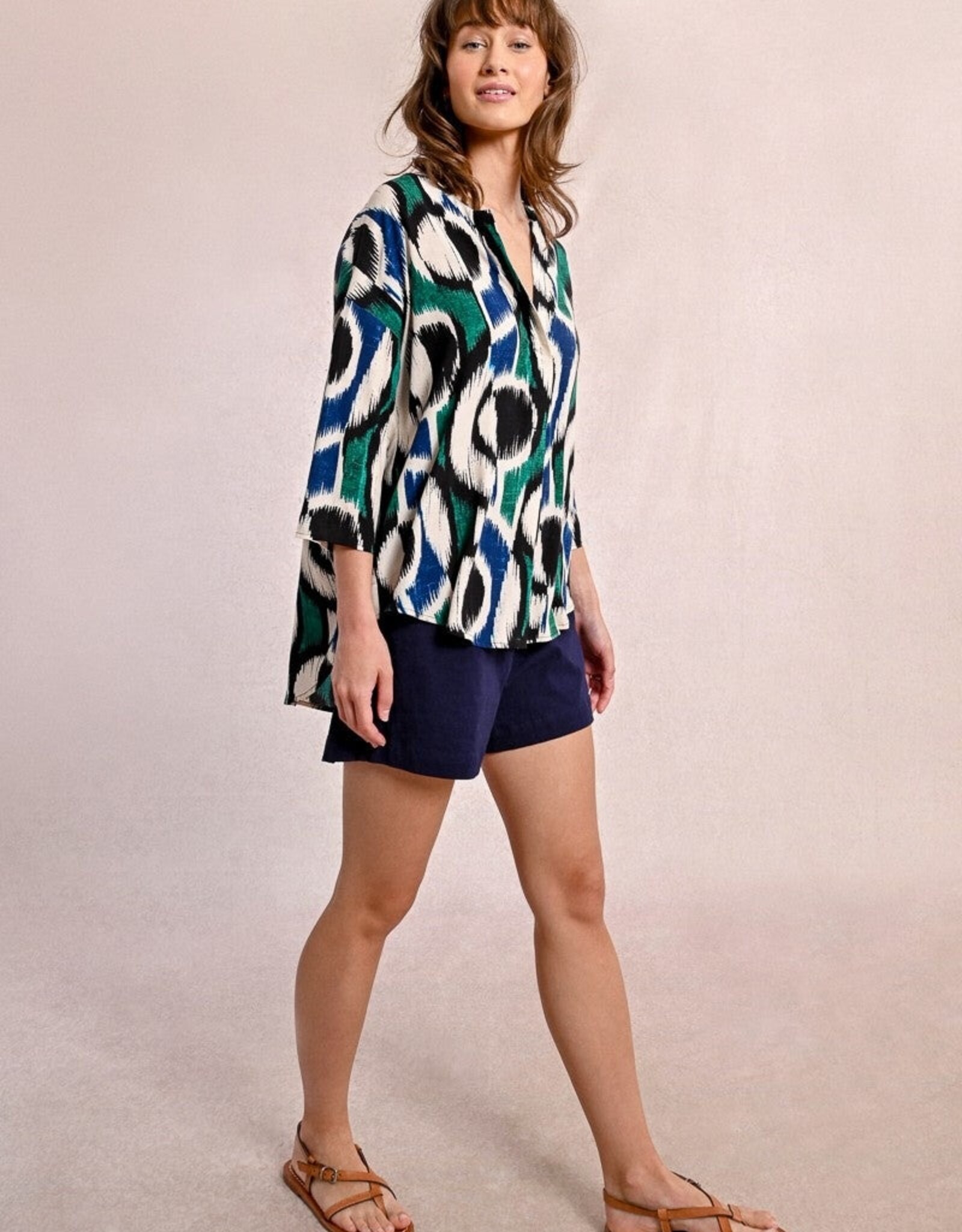 Molly Bracken Printed Blouse