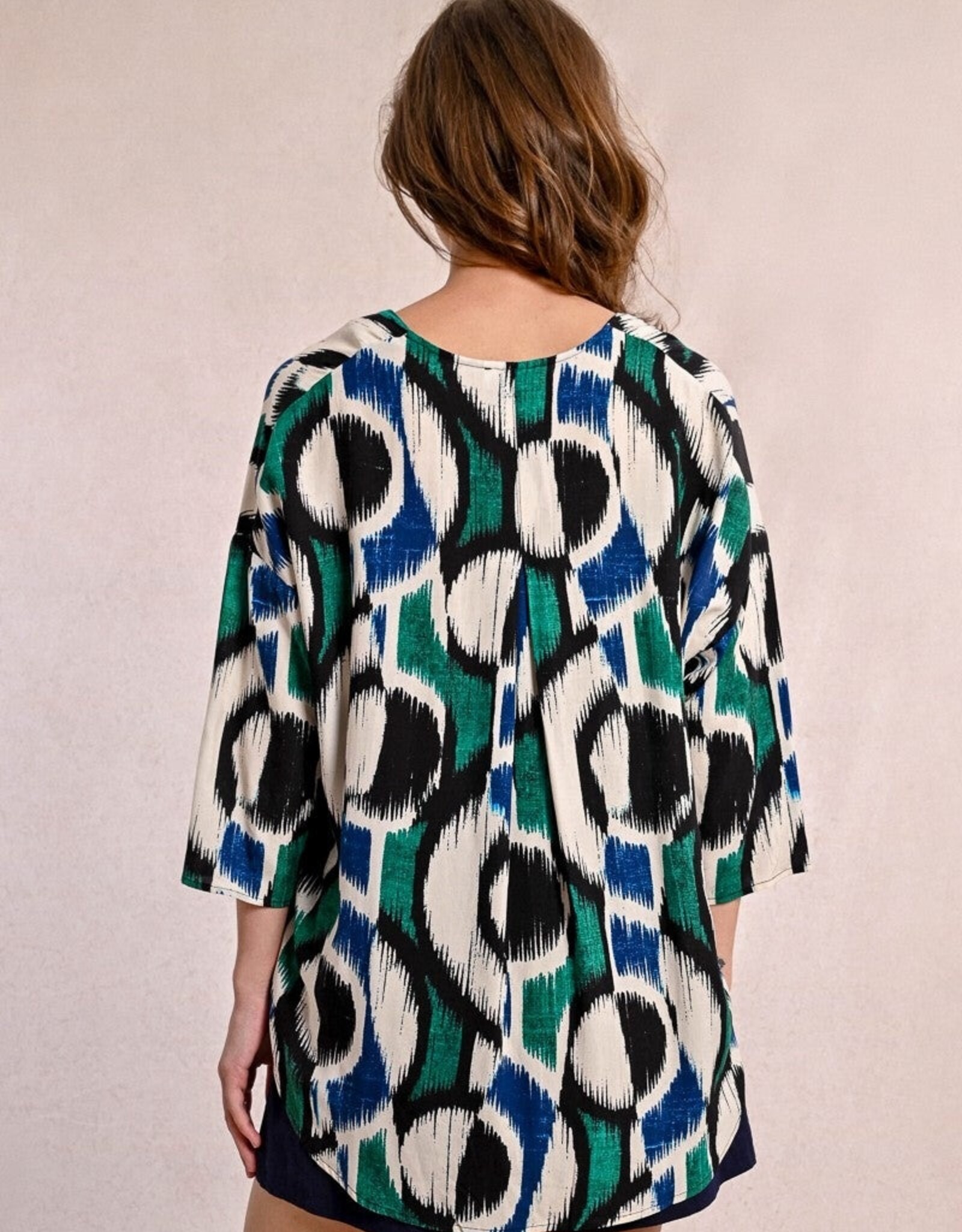 Molly Bracken Printed Blouse