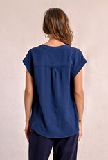 Molly Bracken VNck Sless Top