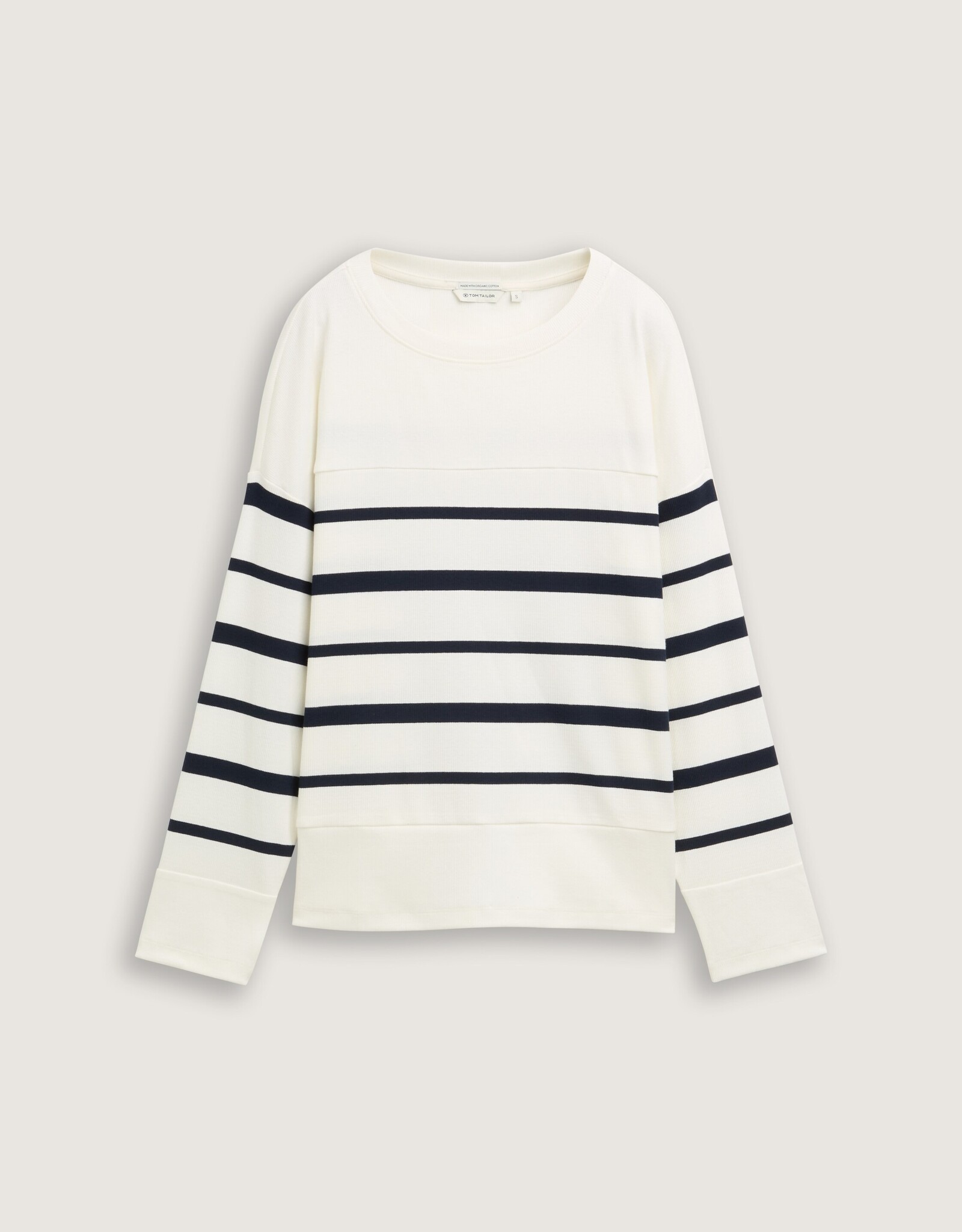 Tom Tailor Ribbed L/S Striped Pullover