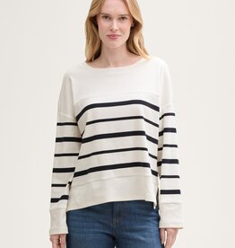 Tom Tailor Ribbed L/S Striped Pullover