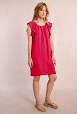 Molly Bracken Ruffle Sleeve Dress