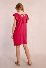 Molly Bracken Ruffle Sleeve Dress