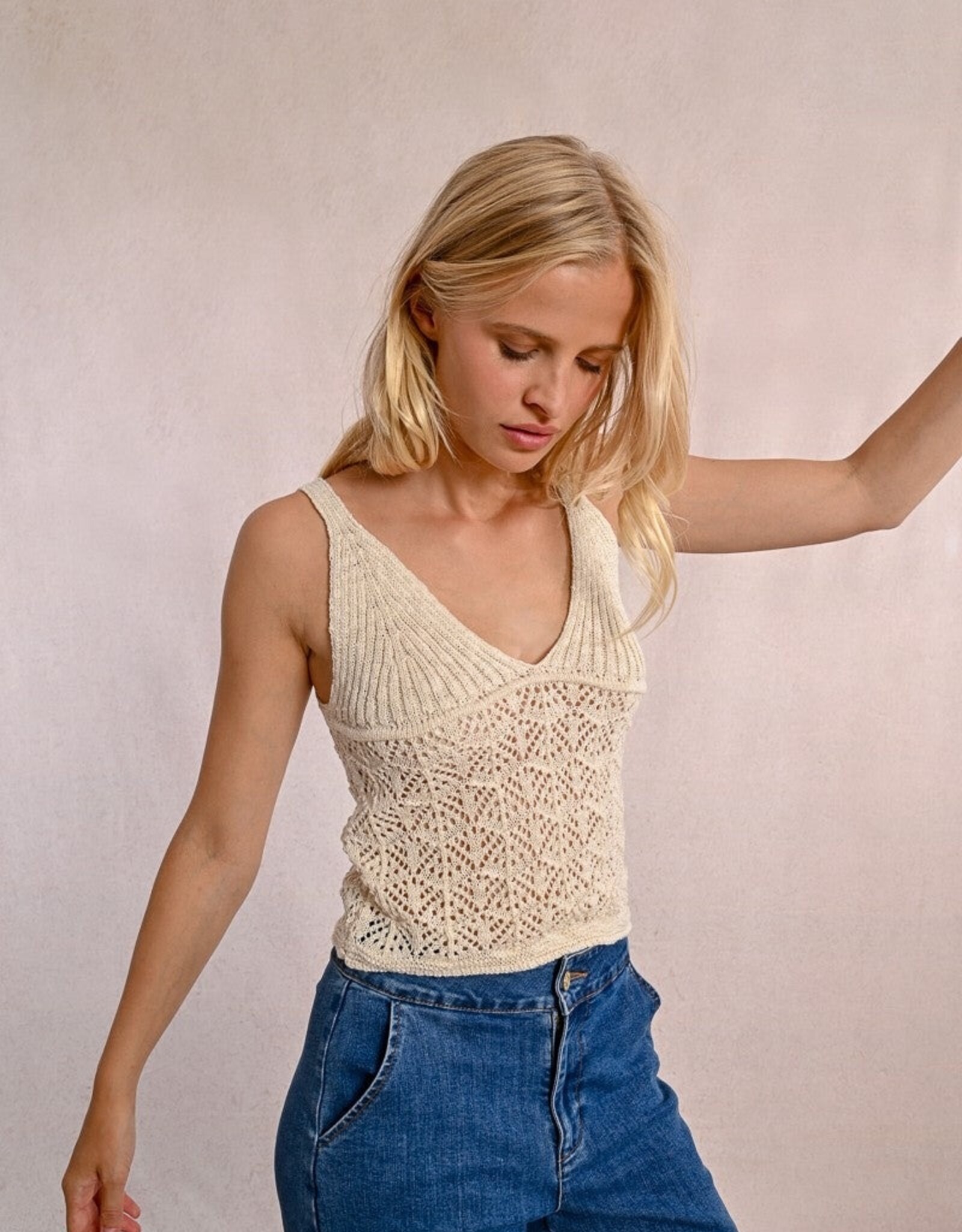 Molly Bracken Molly Knitted Tank Top