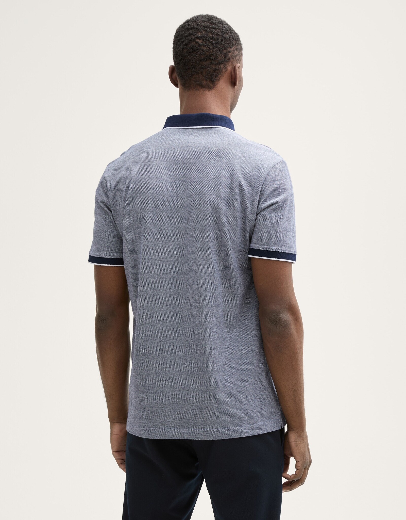 Tom Tailor Mens Polo w Tipping