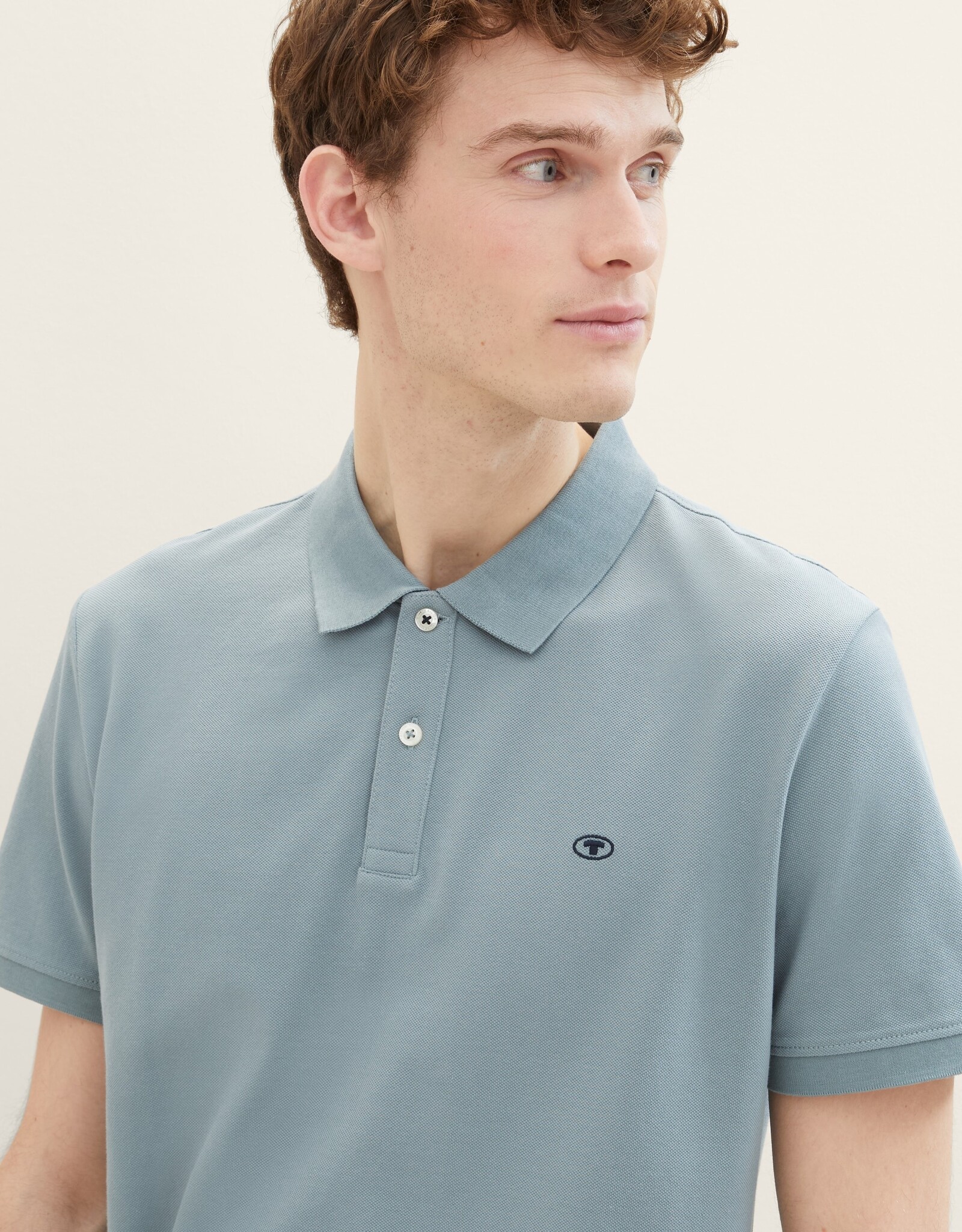 Tom Tailor Mens Basic Polo w Contrast