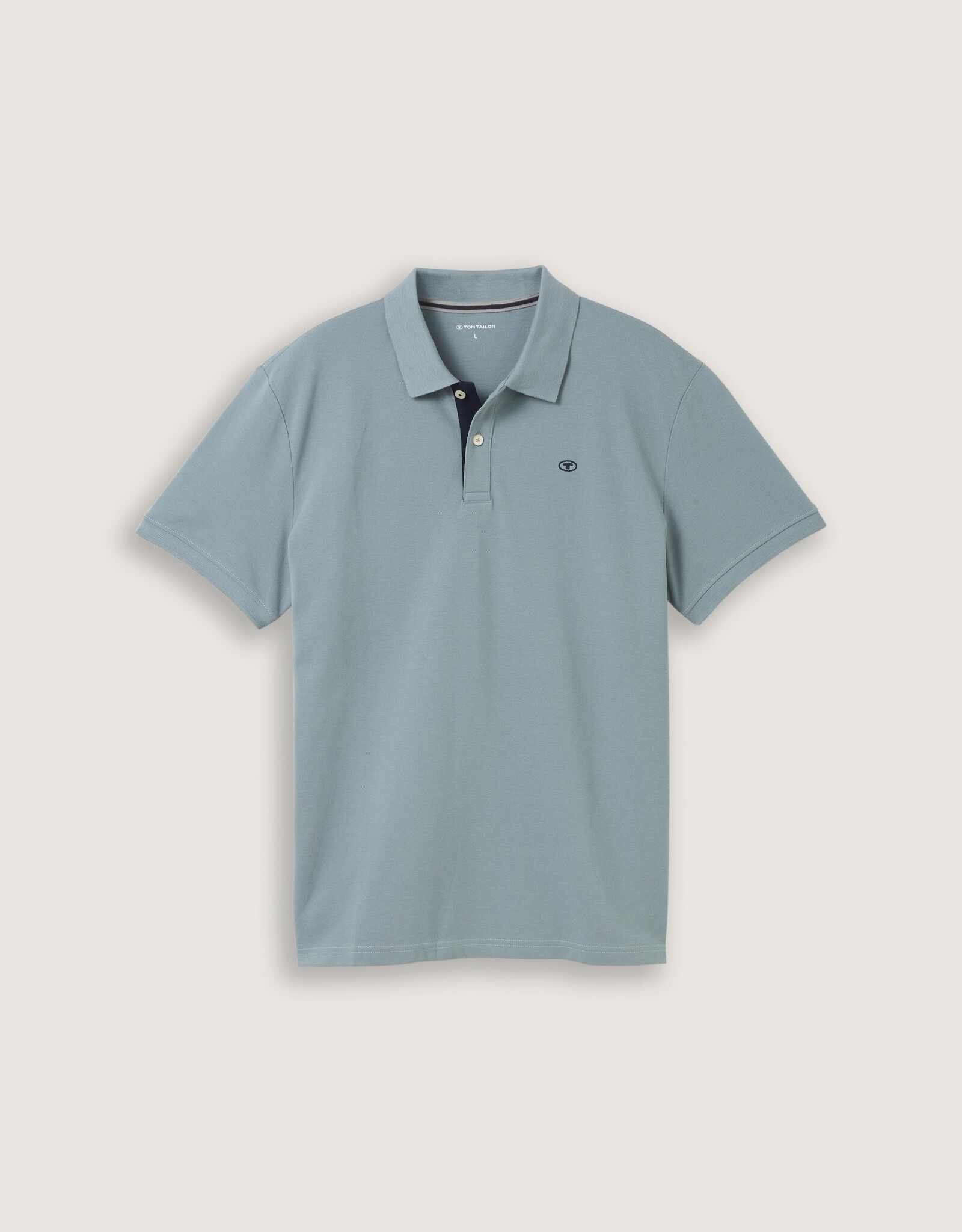 Tom Tailor Mens Basic Polo w Contrast