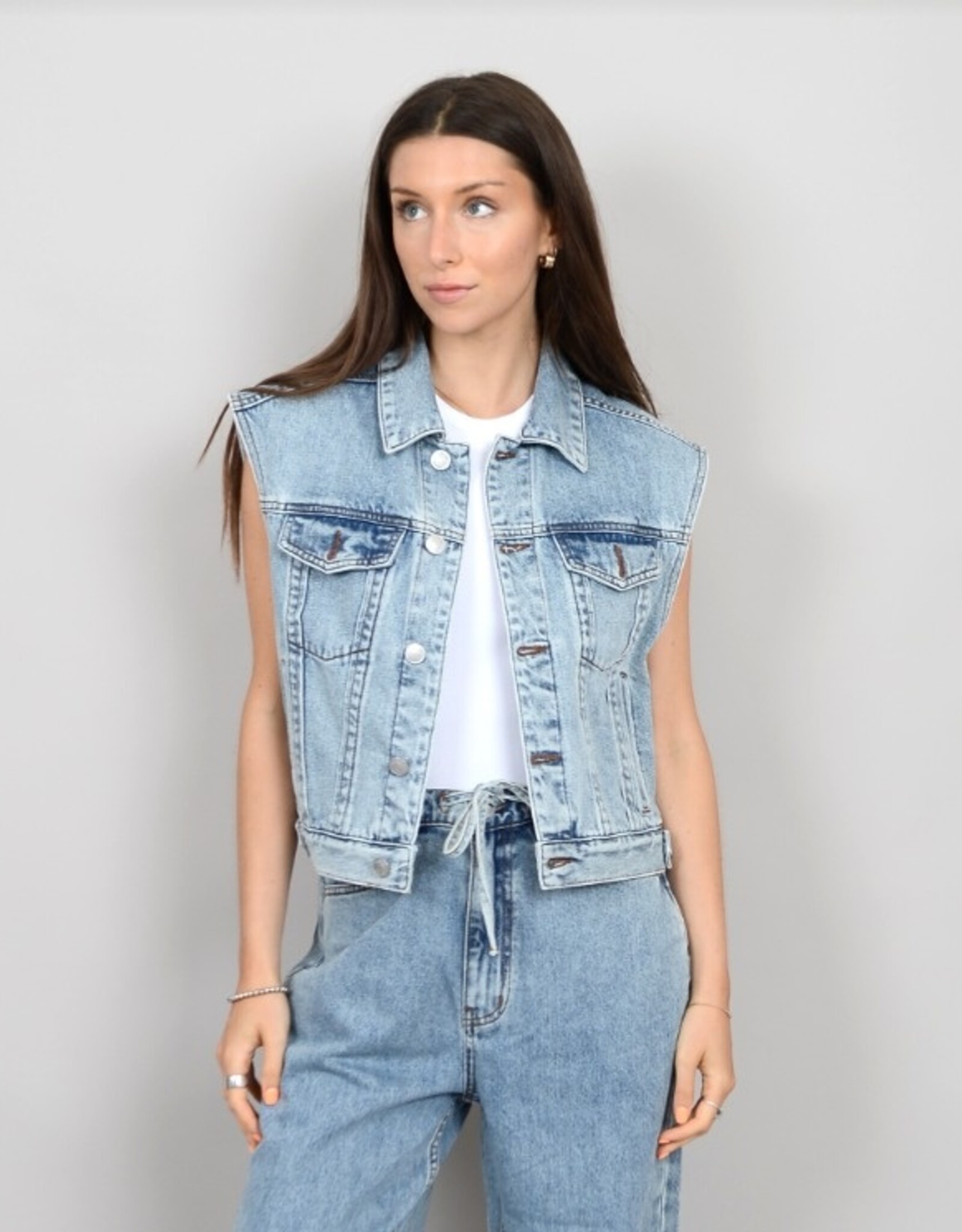 RD Style Boranis Denim Motor Vest