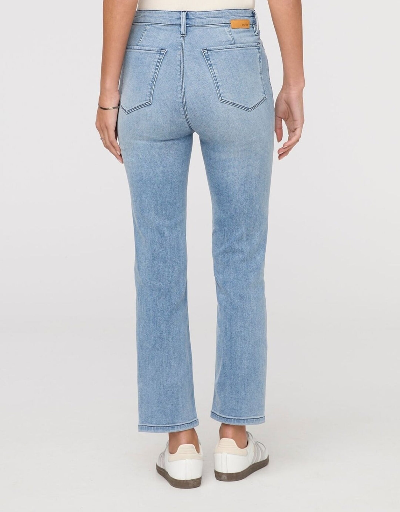Duer No Sweat Denim High Rise Slim Straight - Mystic Blue