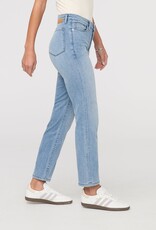 Duer No Sweat Denim High Rise Slim Straight - Mystic Blue