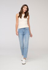 Duer No Sweat Denim High Rise Slim Straight - Mystic Blue