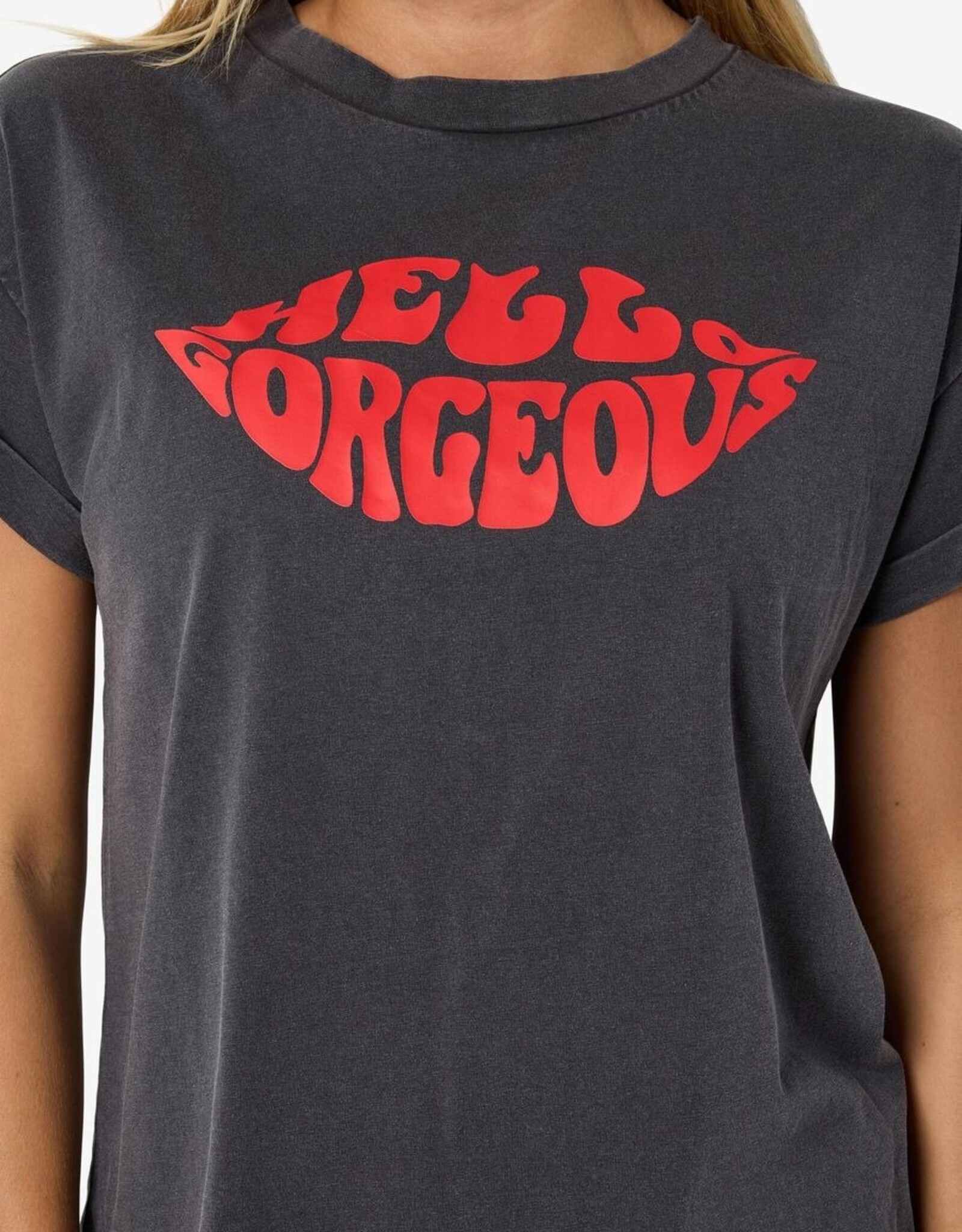 Noisy May Bohdi Gaby S/S T-Shirt - Lips