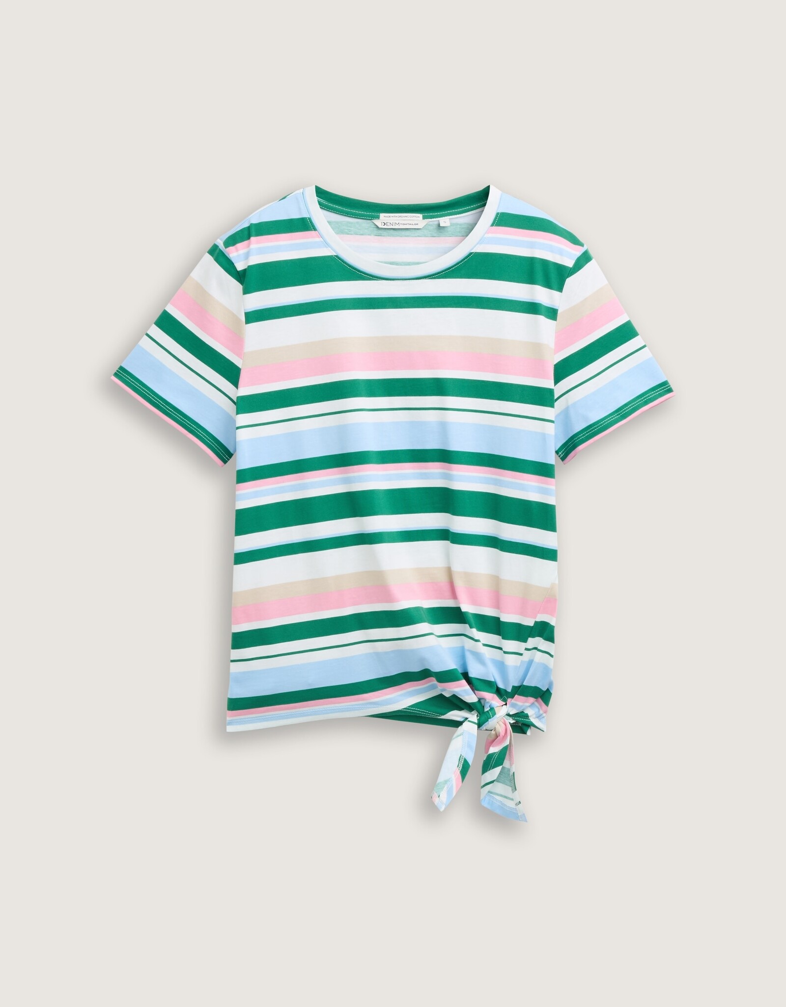 Tom Tailor Striped Knotted T-Shirt