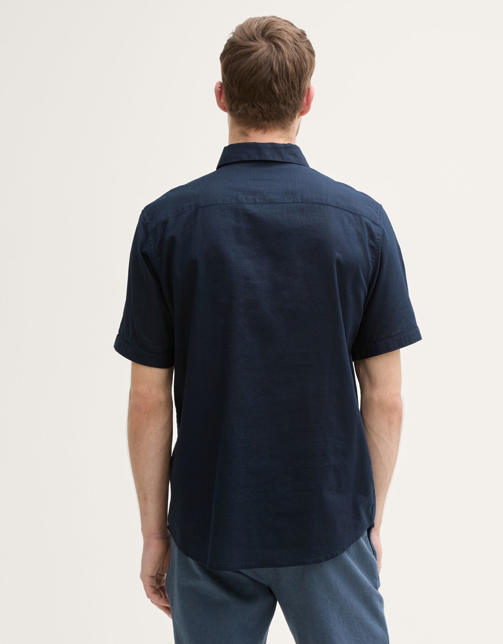 Tom Tailor Mens Cotton Linen Shirt