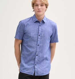 Tom Tailor Mens Cotton Linen S/S Shirt